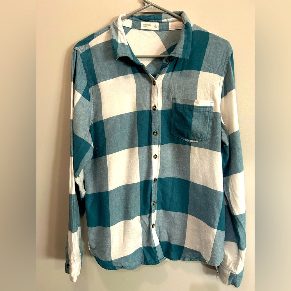Maurice’s flannel shirt. Size L